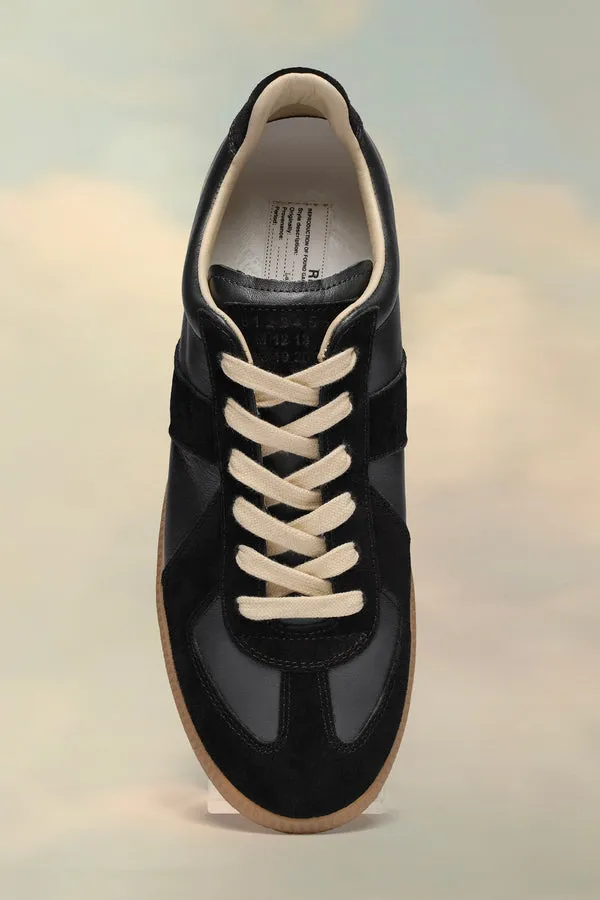 Maison Margiela   REPLICA SNEAKER IN BLACK/BLACK, SS23