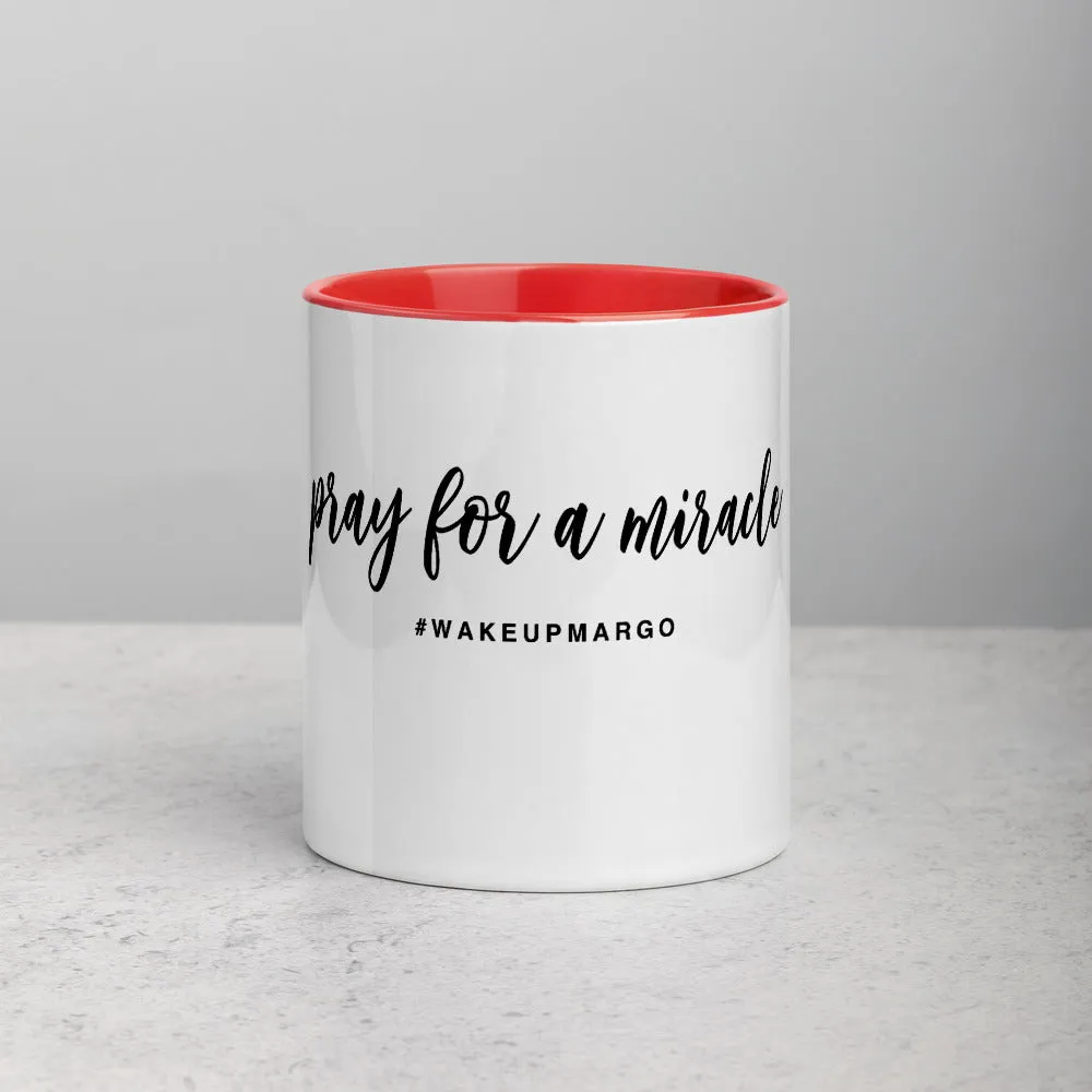 Margo's Collection - Pray for a Miracle - Colorful Coffee Mug