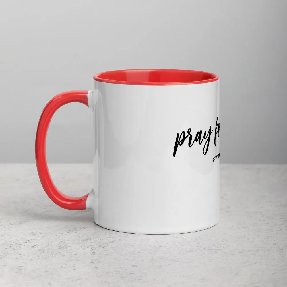 Margo's Collection - Pray for a Miracle - Colorful Coffee Mug