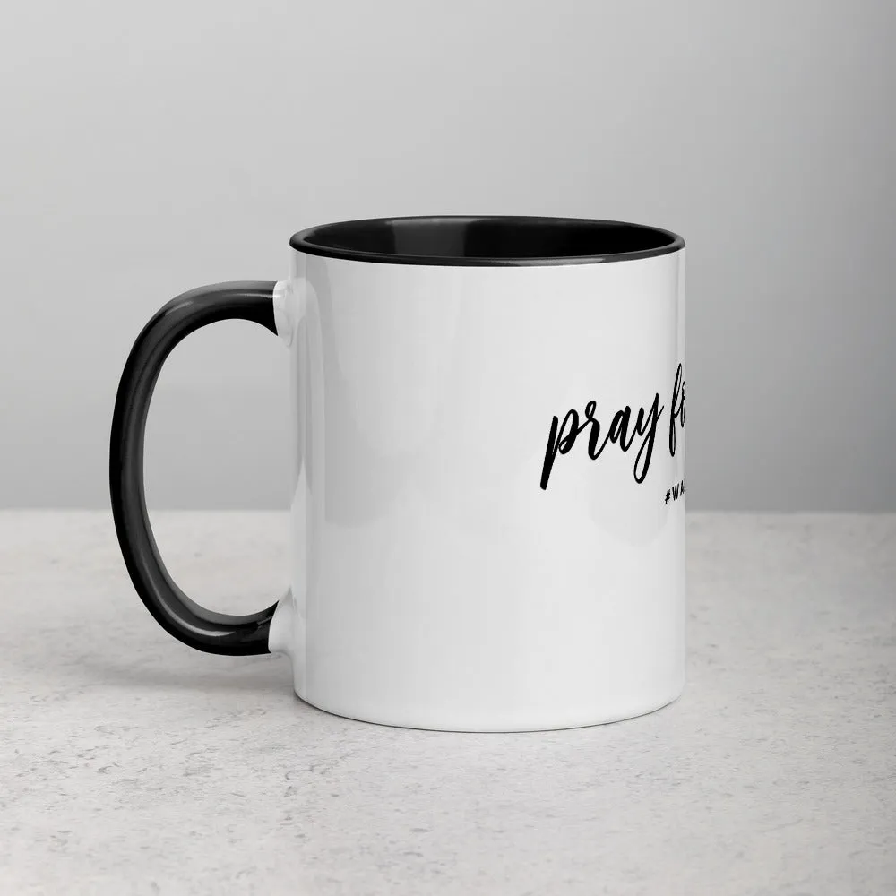 Margo's Collection - Pray for a Miracle - Colorful Coffee Mug