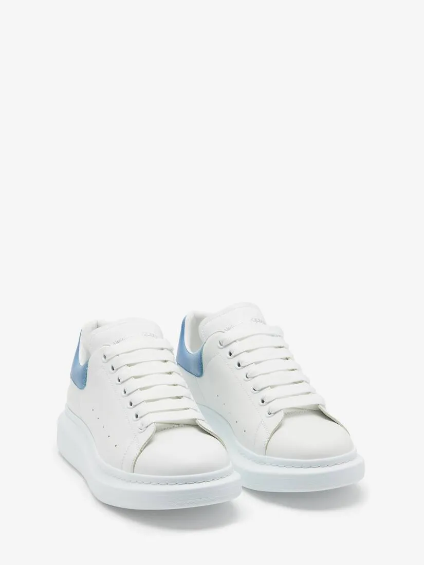 Men's Oversized Sneaker in White/blue