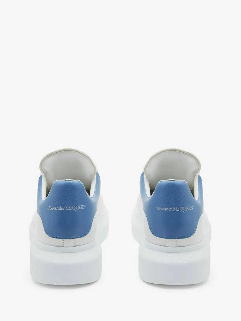 Men's Oversized Sneaker in White/blue