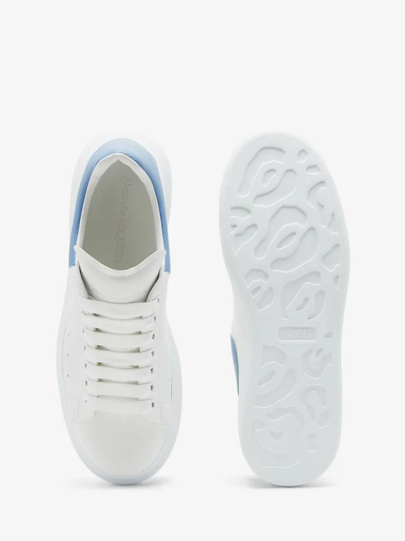 Men's Oversized Sneaker in White/blue