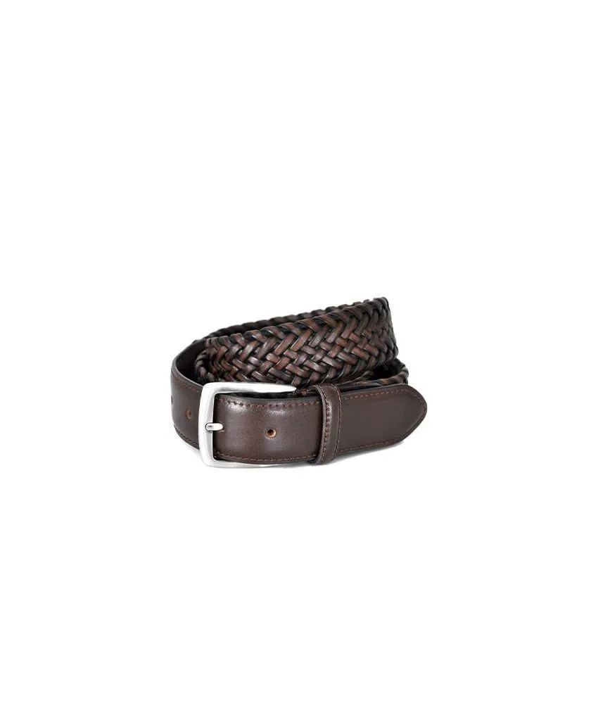 Miguel Bellido 398/35 Braided leather belt