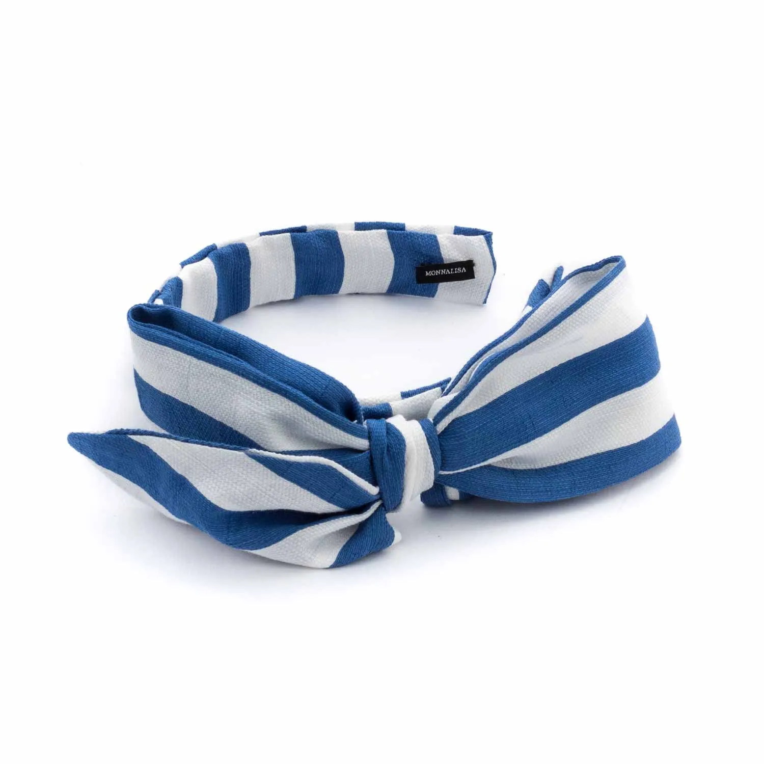 Monnalisa Blue Bow Headband For Girls