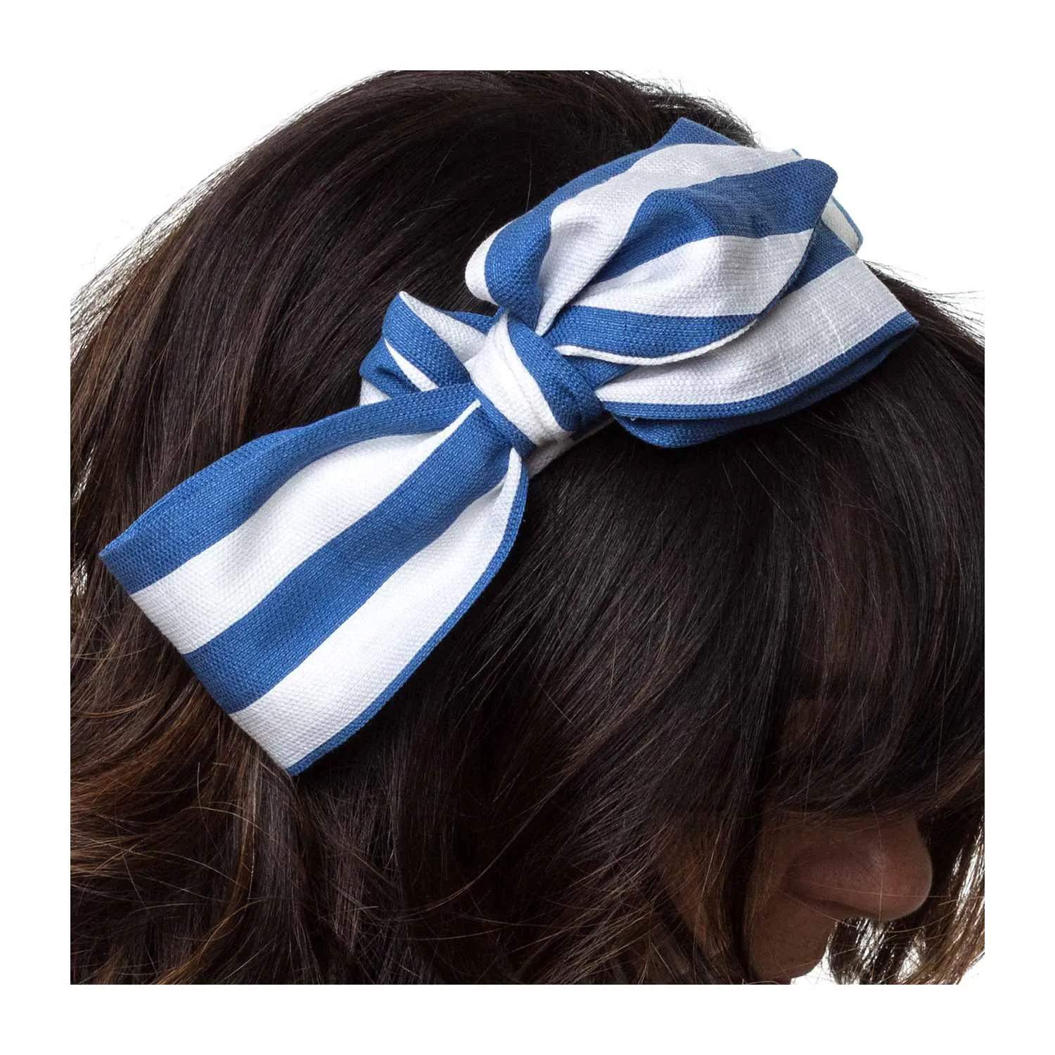 Monnalisa Blue Bow Headband For Girls