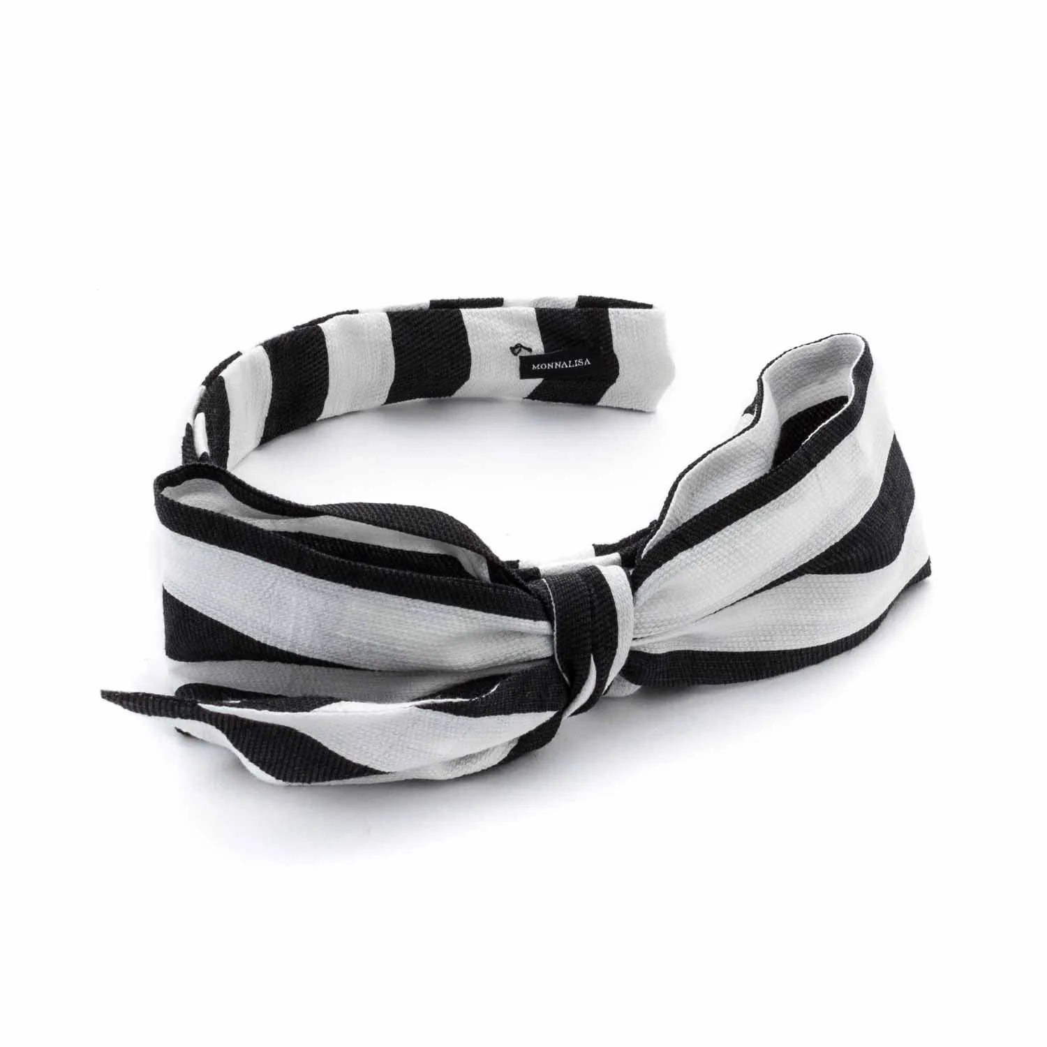 Monnalisa Striped Bow Headband For Girls