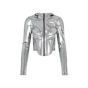 MUGLER HOODED JACKET