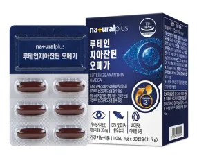 Natural Plus Lutein Zeaxanthin Omega Health Supplements Dry Eyes Vitamins