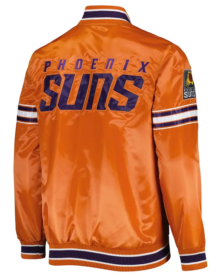 NBA Phoenix Suns Orange Varsity Jacket - William Jacket