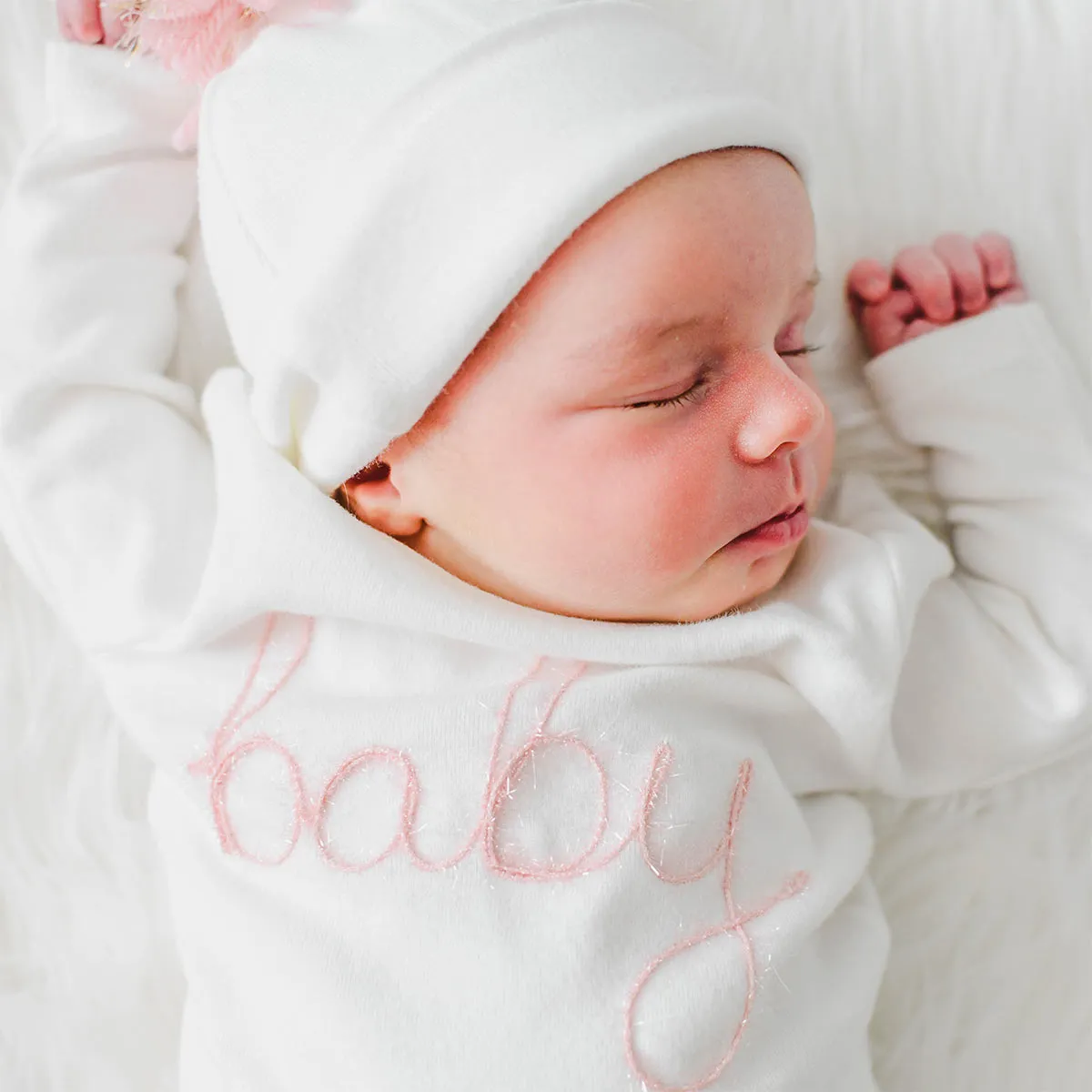 oh baby! Two Piece Set - Baby in Blush Pink - Cream