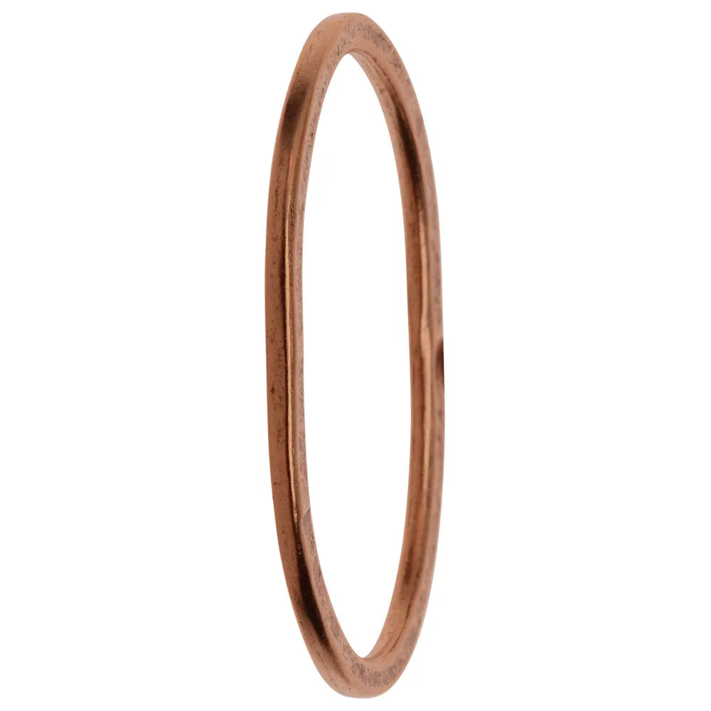 Open Frame, Oval Hammered Hoop 39x26mm, Antiqued Copper, by Nunn Design (1 Piece)