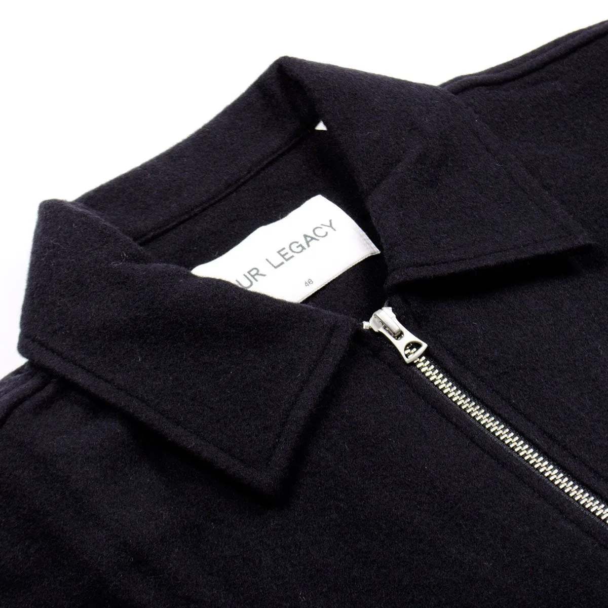 Our Legacy - Drip Shirt - Black Carded Wool