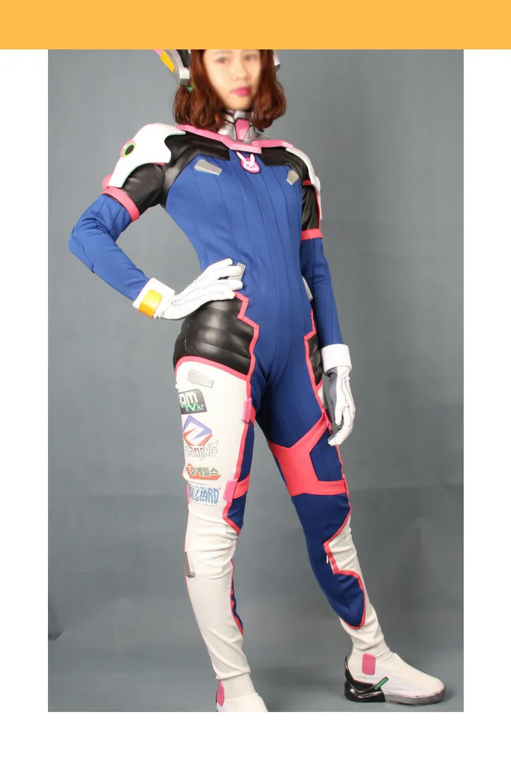 Overwatch D.VA Classic Skin High Detail Cosplay Costume