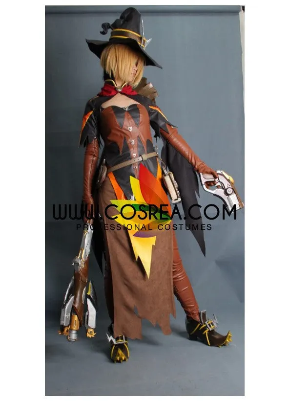 Overwatch Mercy Halloween Skin Custom Cosplay Costume