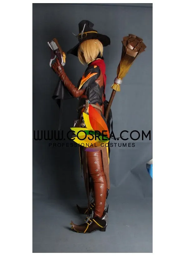 Overwatch Mercy Halloween Skin Custom Cosplay Costume