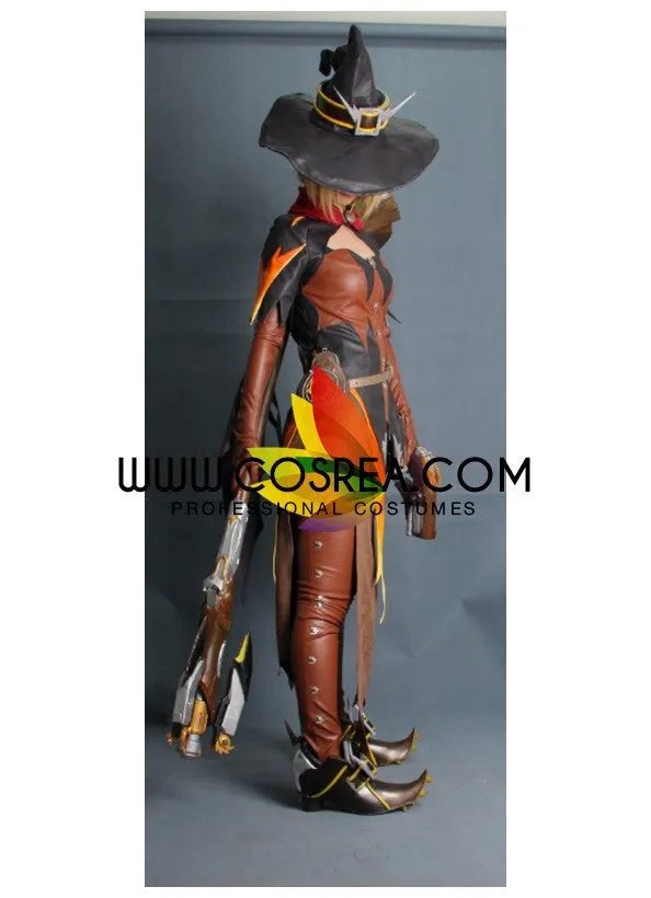 Overwatch Mercy Halloween Skin Custom Cosplay Costume