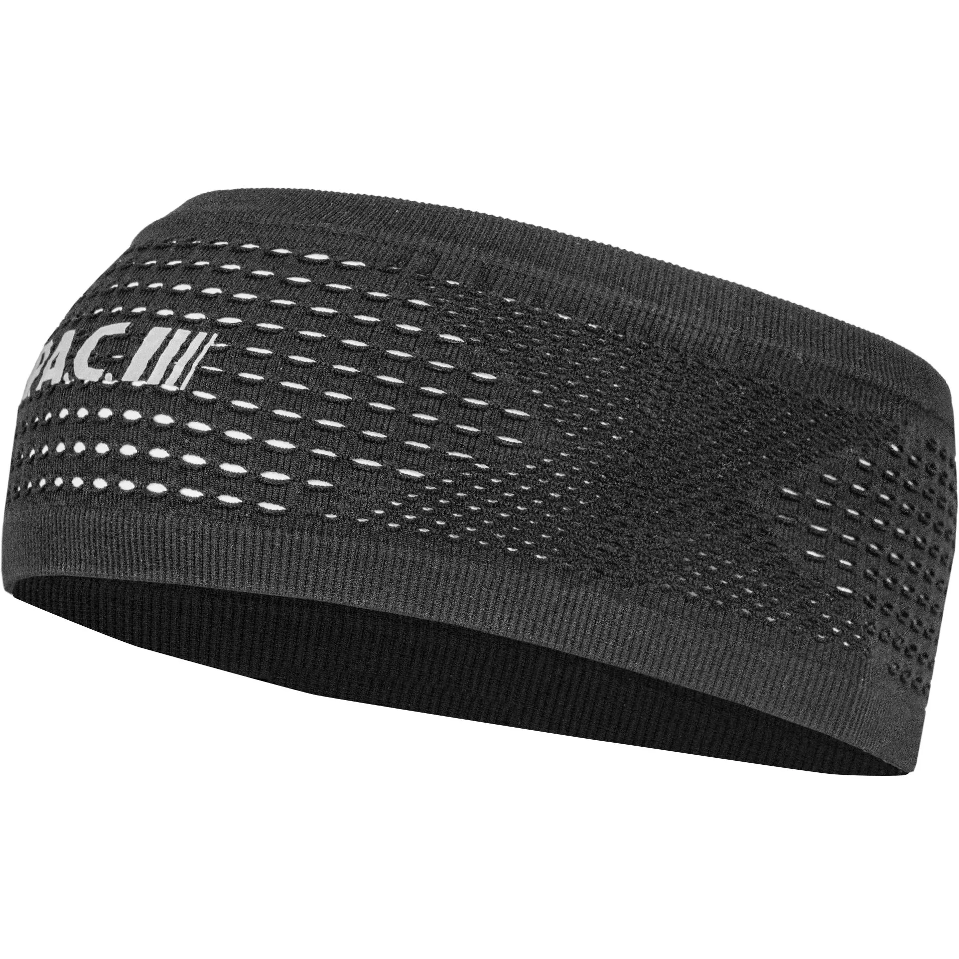 P.A.C. - Recycled Seamless Mesh Headband total black