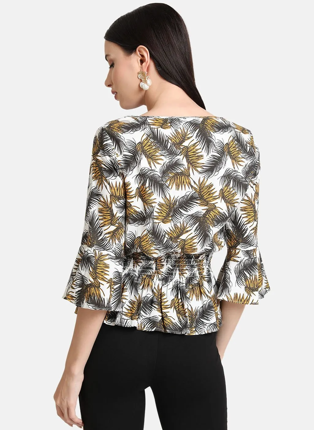 Palm Print Top