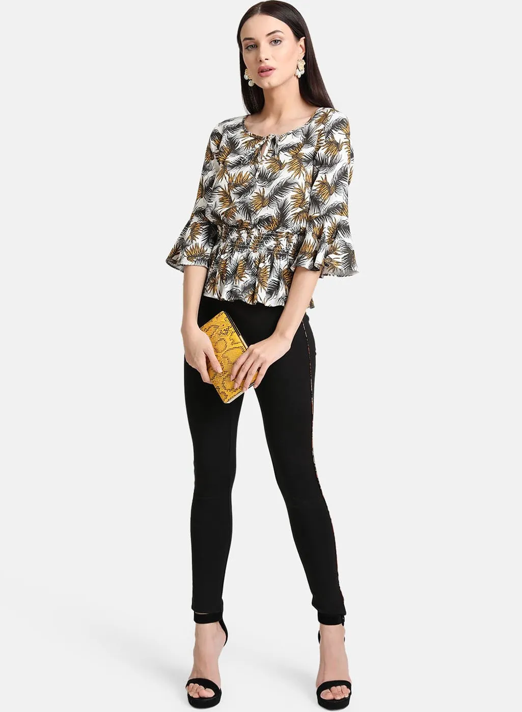 Palm Print Top