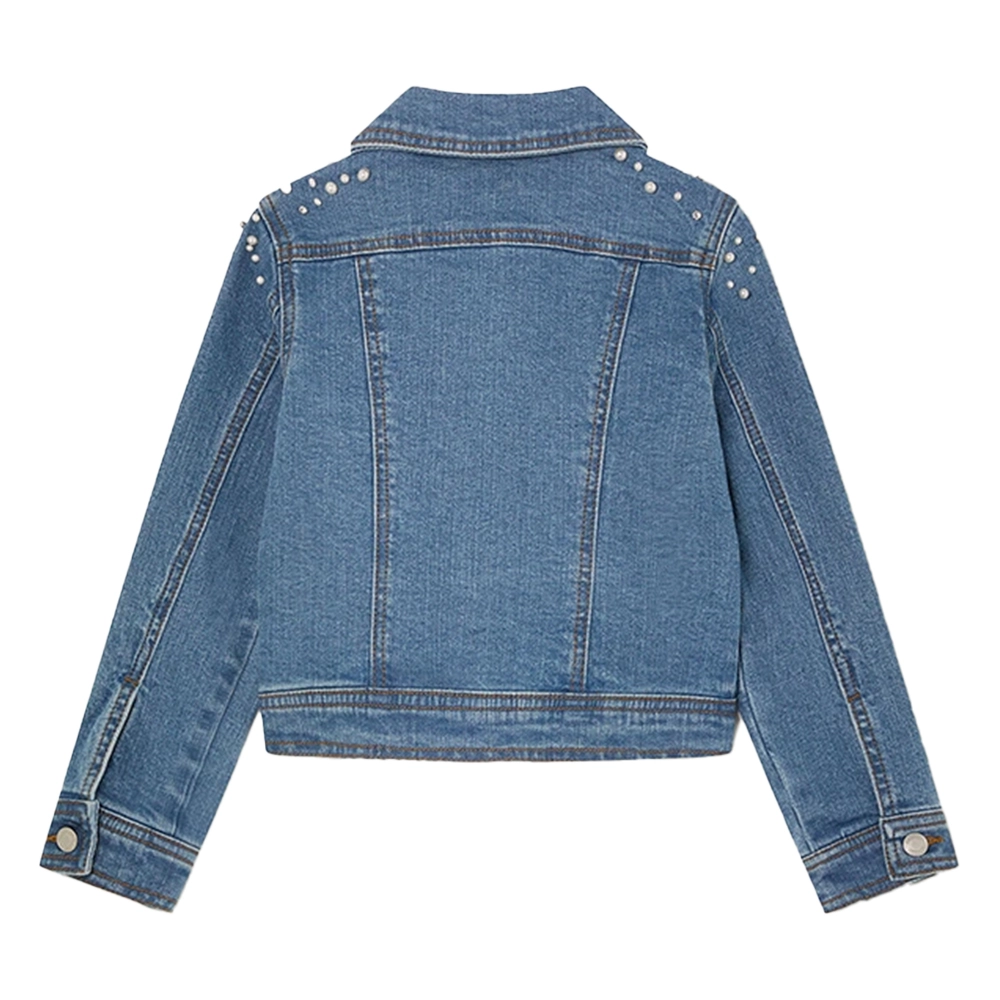 Pearl Denim Jacket | Blue Jean Jacket