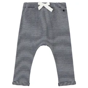 Petit Bateau Baby Sweatpants Navy Blue Milleraies Stripes