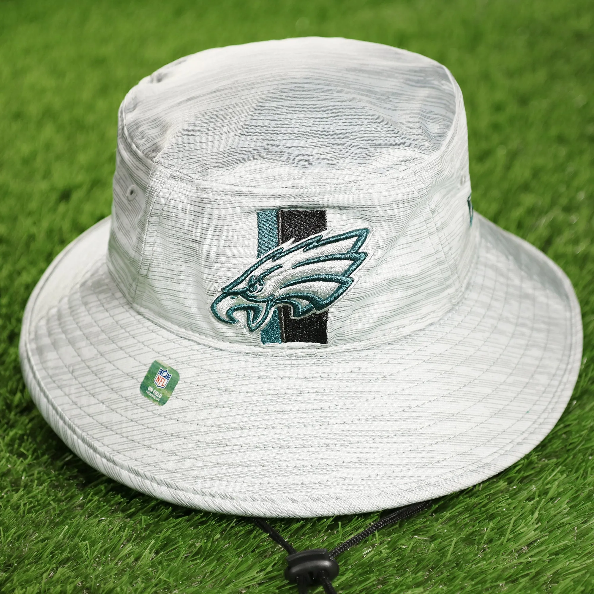 Philadelphia Eagles Summer Training Camp Short Brim Bucket Hat | Distinct Gray Bucket Hat