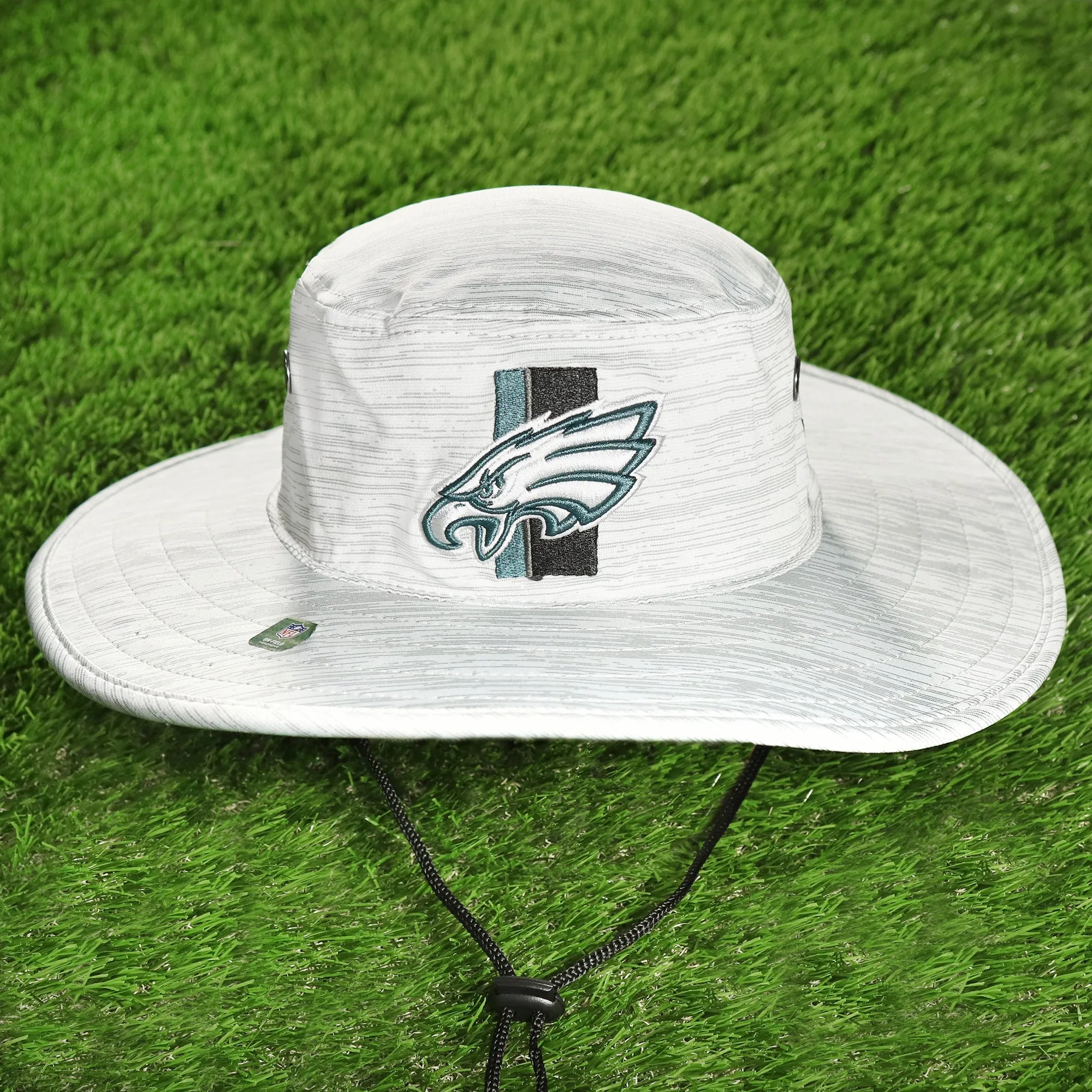 Philadelphia Eagles Summer Training Camp Wide Brim Panama Bucket Hat | Distinct Gray Bucket Hat