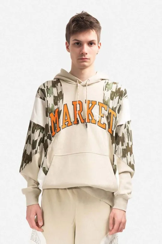 Puma cotton sweatshirt x Market men's beige color