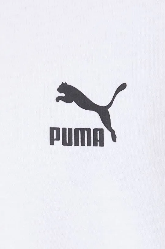 Puma cotton t-shirt BETTER CLASSICS Oversized Tee white color