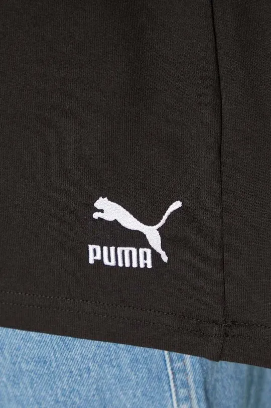 Puma cotton t-shirt black color