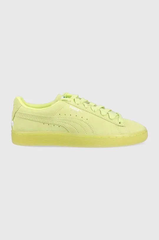 Puma suede sneakers Suede Classic XXI green color