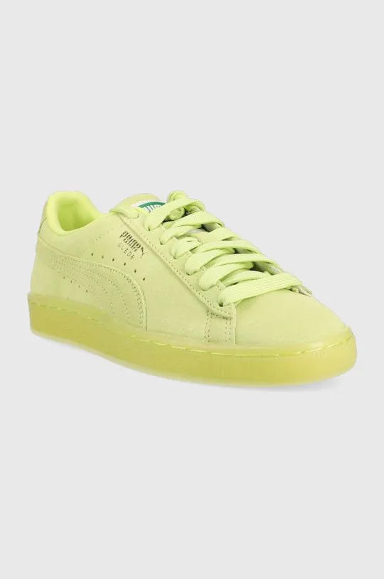 Puma suede sneakers Suede Classic XXI green color