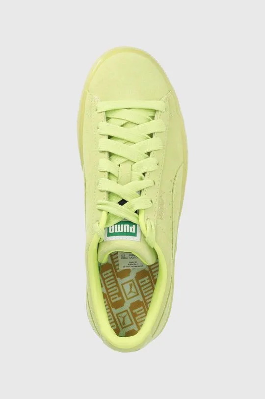 Puma suede sneakers Suede Classic XXI green color