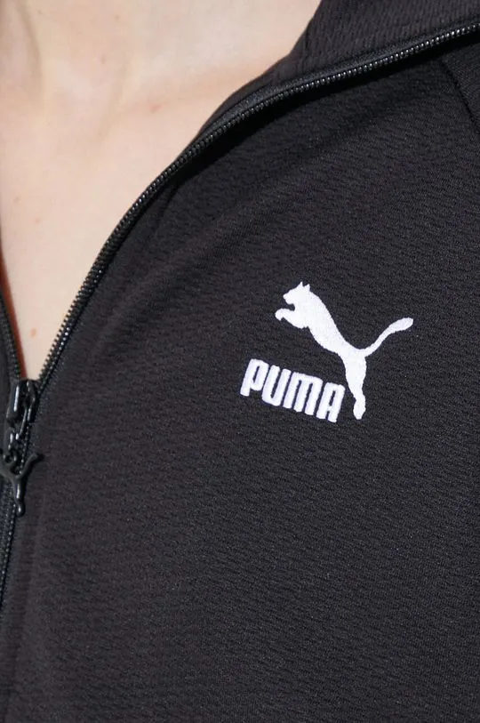 Puma sweatshirt women's black color