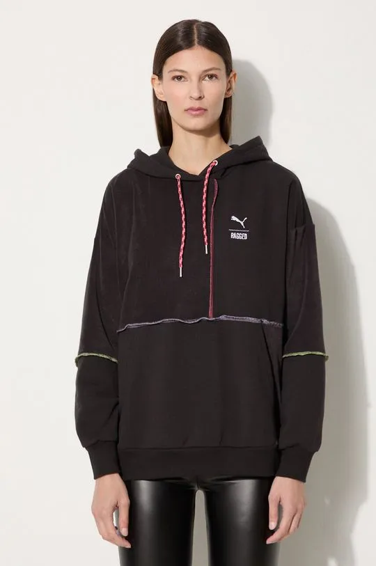 Puma sweatshirt X TRP women's black color