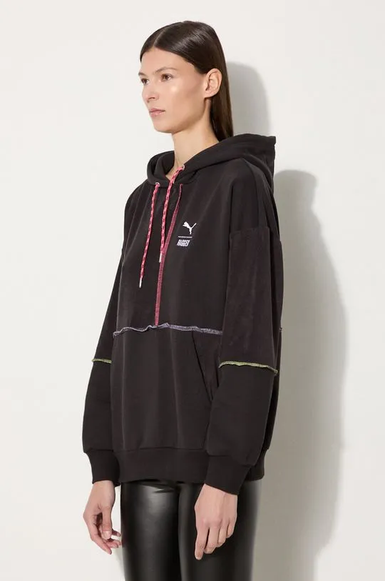 Puma sweatshirt X TRP women's black color