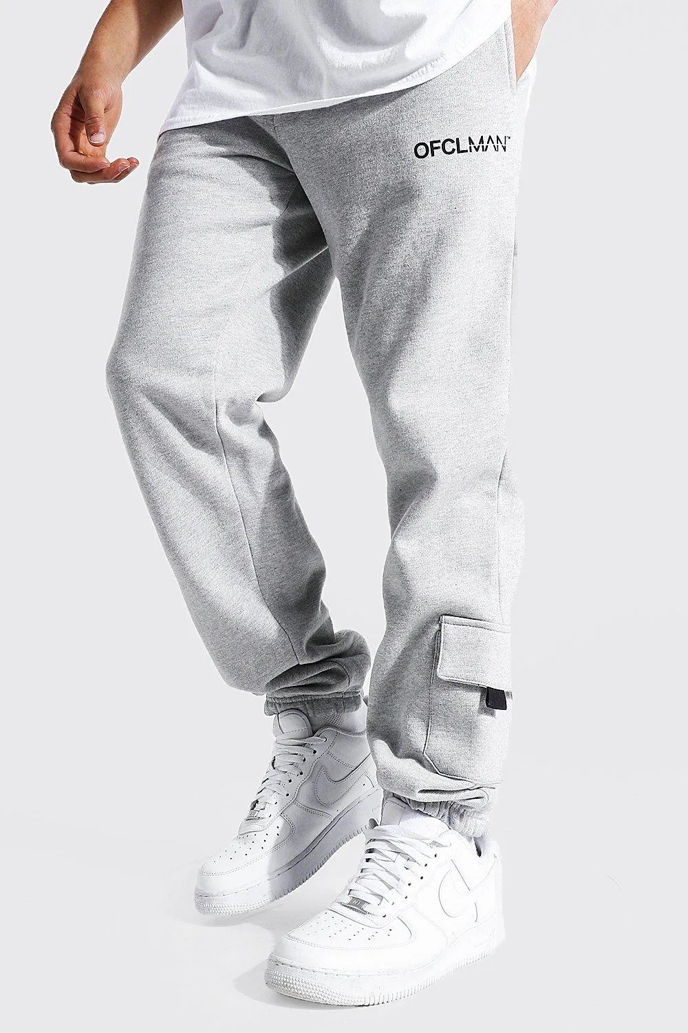 Regular Official Man Pocket Detail Joggers | boohooMAN UK