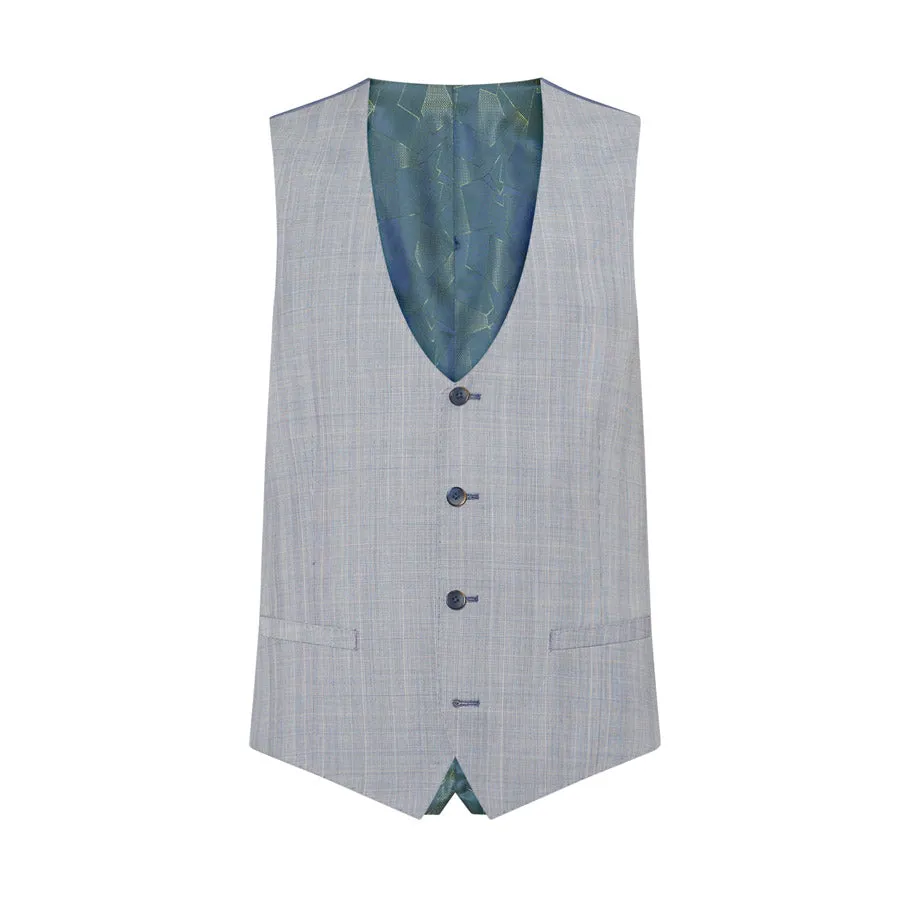 Remus - Lanito 3 Piece X-Slim Suit in Sky Blue