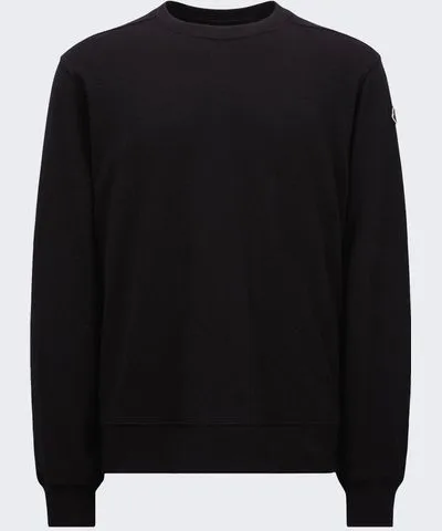 Rick Owens X Moncler Jumbo Crewneck Sweatshirt Black