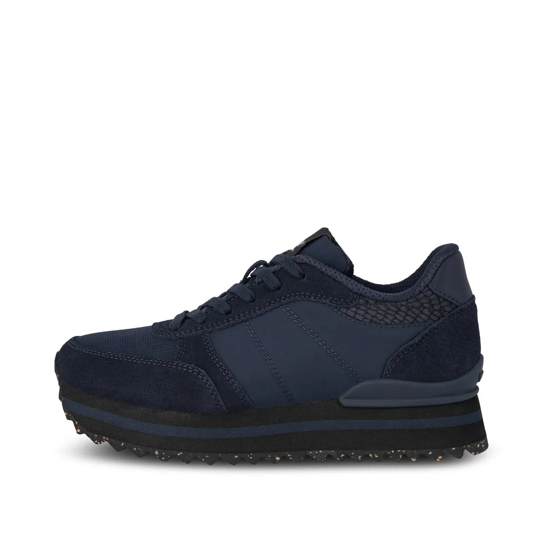 Ronja Plateau Sneaker Dark Navy