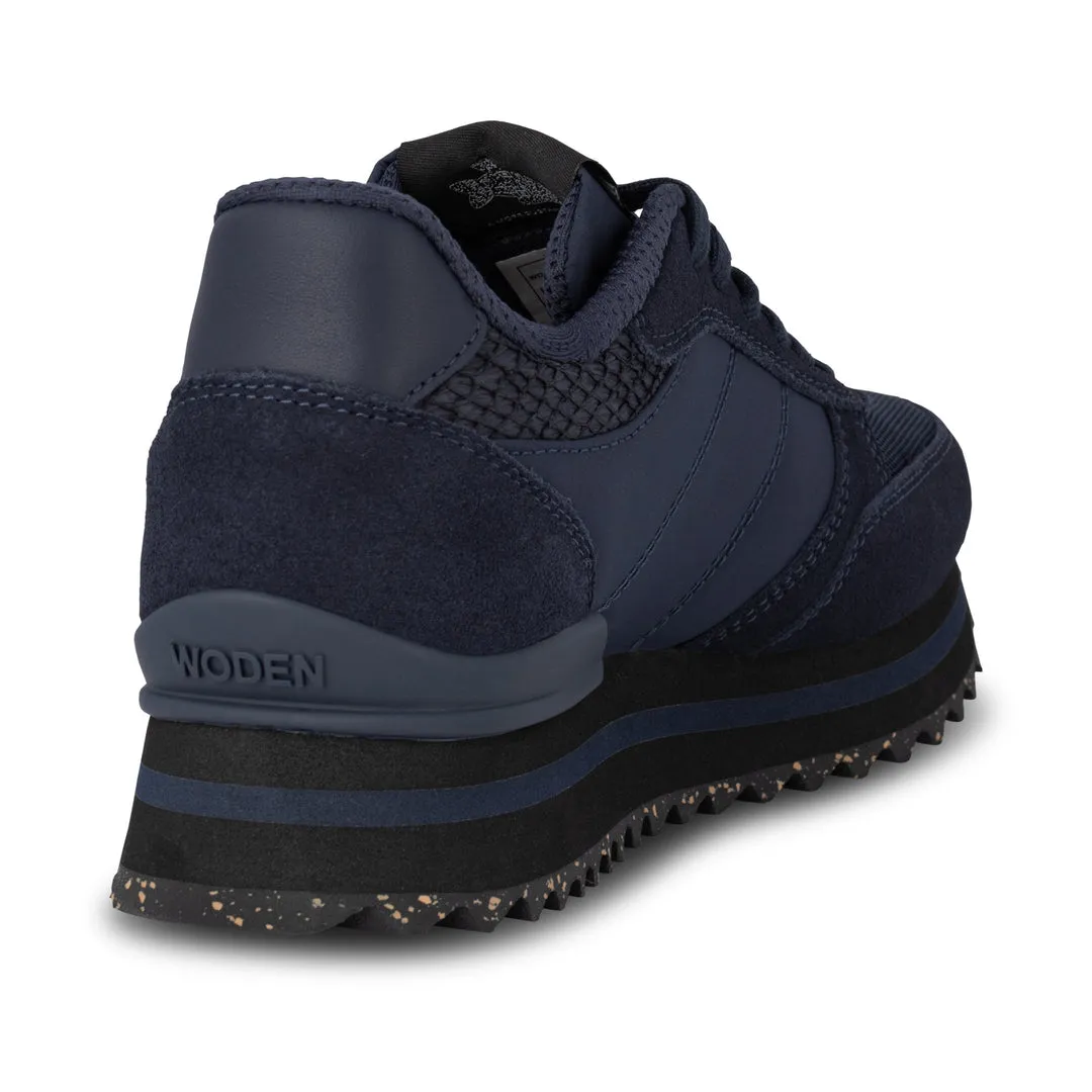 Ronja Plateau Sneaker Dark Navy