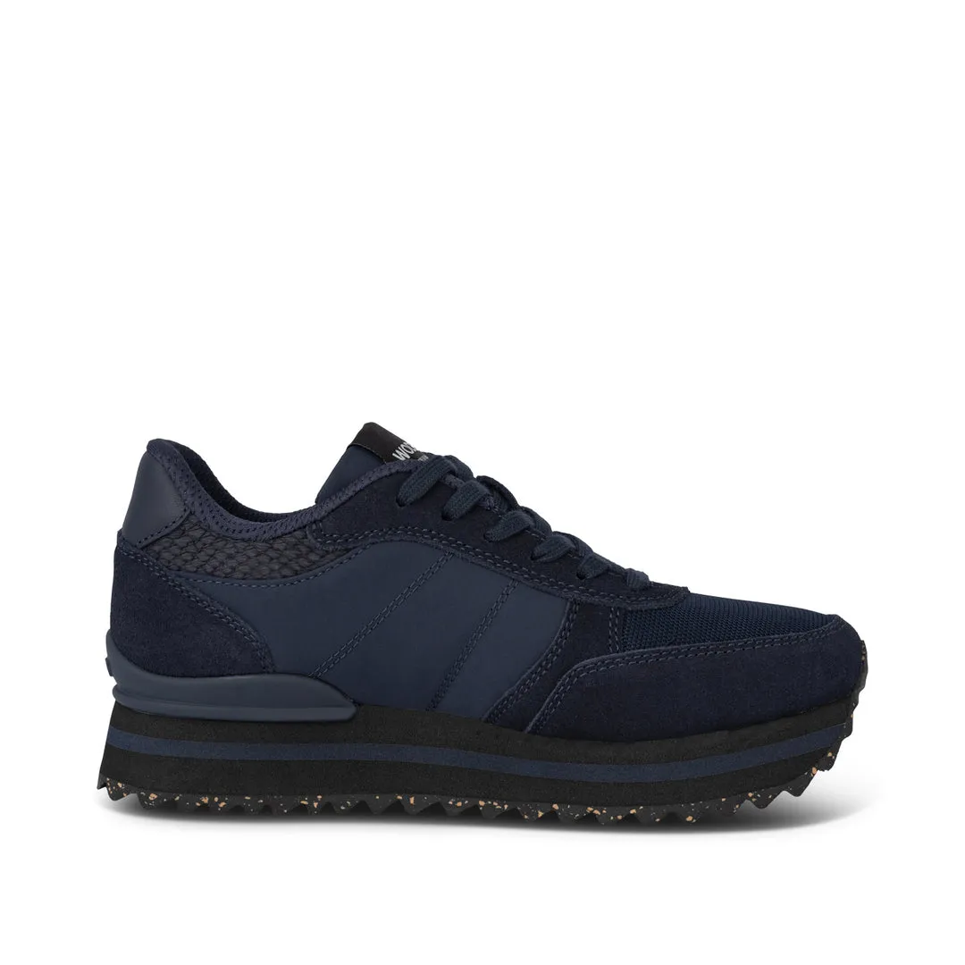 Ronja Plateau Sneaker Dark Navy