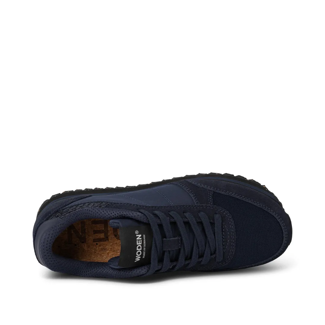 Ronja Plateau Sneaker Dark Navy