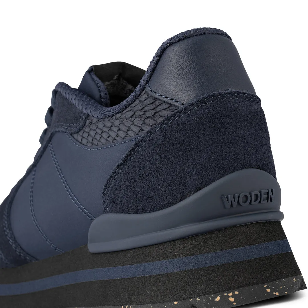 Ronja Plateau Sneaker Dark Navy