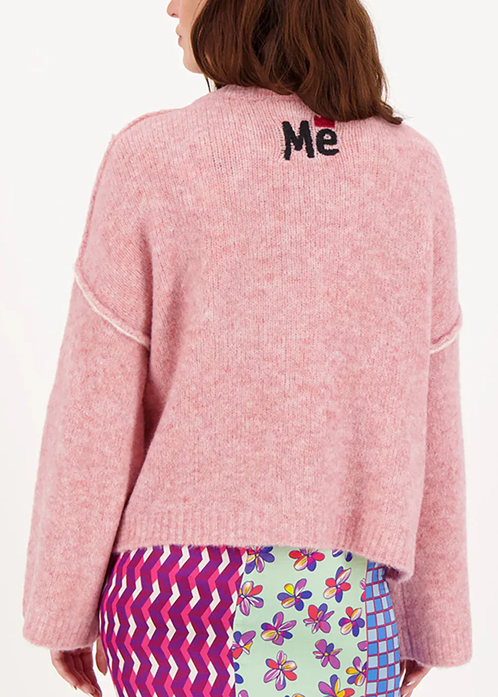 Sacs of Ashbourne   Me369 Laurel Sweater - Pink