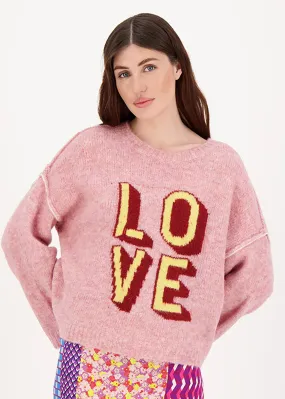 Sacs of Ashbourne   Me369 Laurel Sweater - Pink