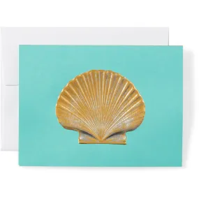 Scallop Shell Note Cards, Set of 8