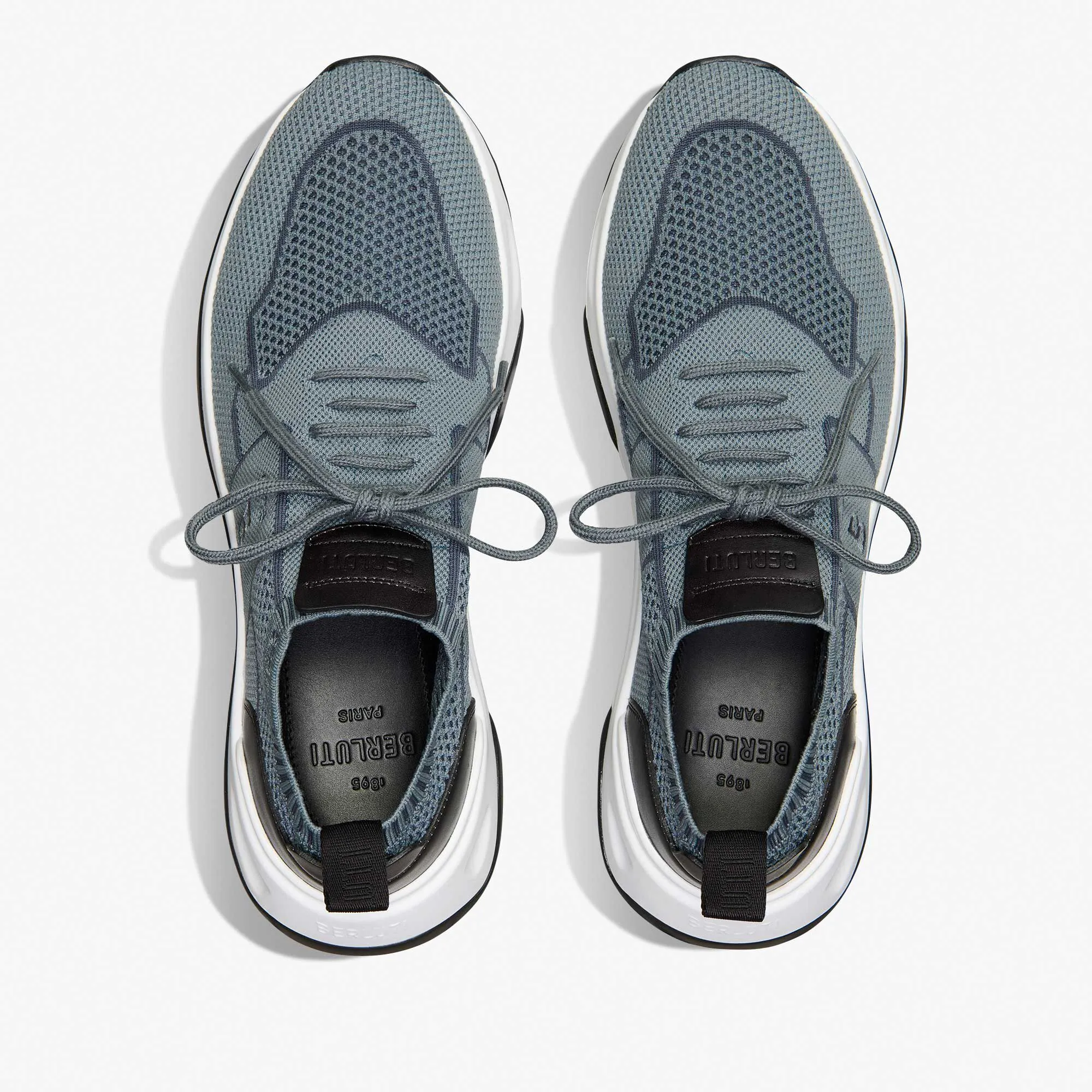 Shadow Knit And Calf Leather Sneaker