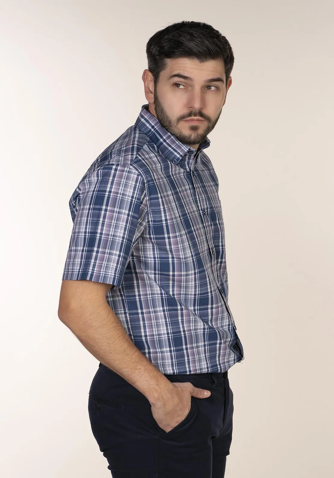 Short Sleeve Check Shirt